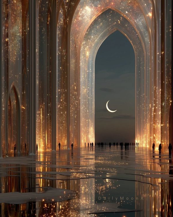 Historias de la Diosa desde el Interior del Templo Vista a la luna